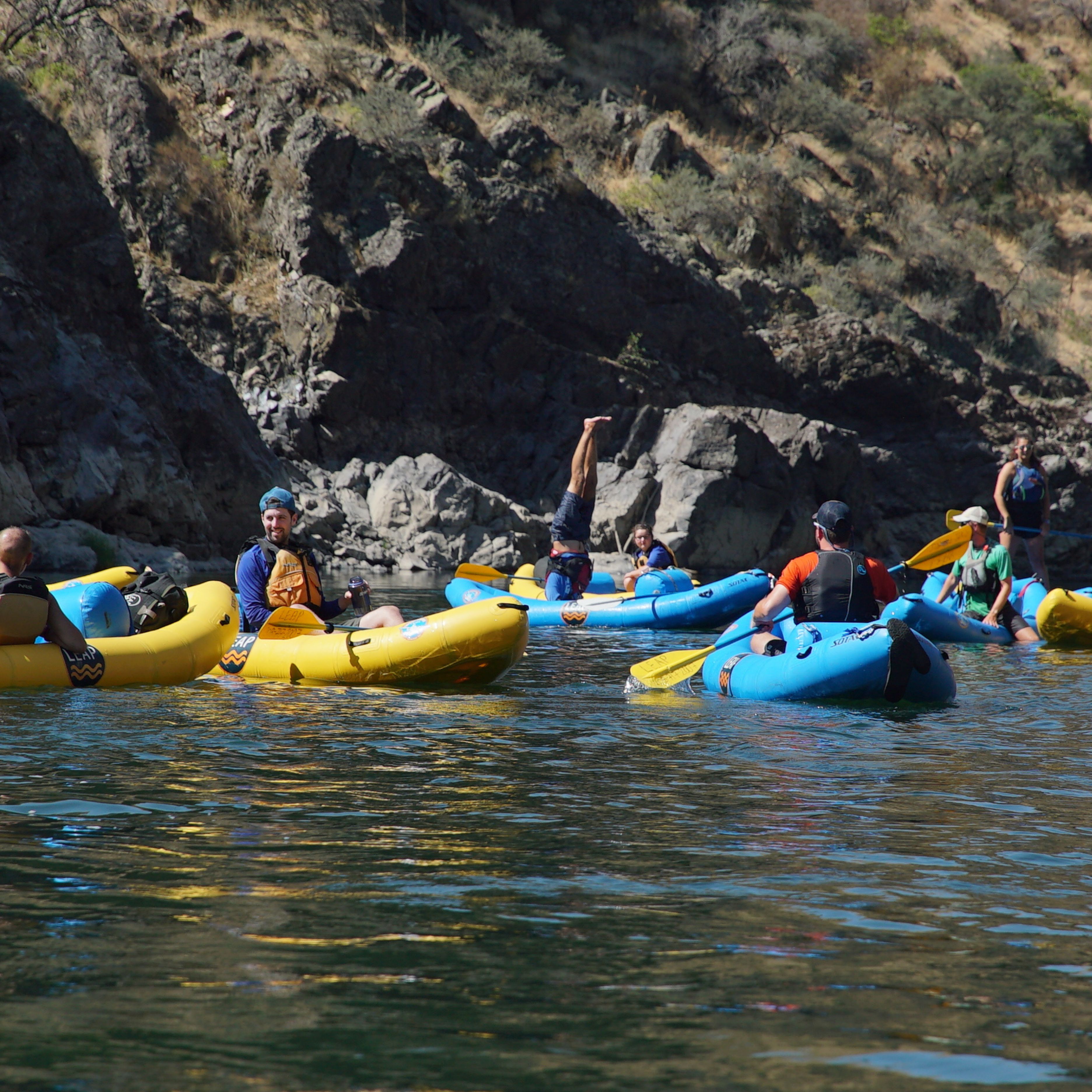 white water kayaking